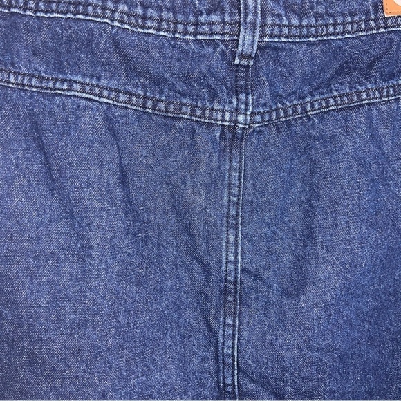 32 WAIST JDY DENIM SKIRT DARK BLUE CLASSIC Y2K STYLE - Picture 6 of 10